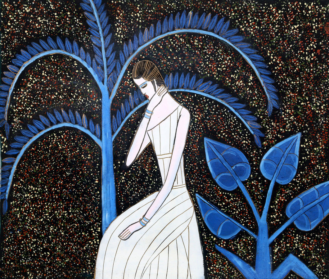 Woman with Palms Oil | Unknown Artist,{{product.type}}