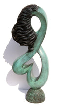 Woman with Rose in her hair Metal | Ellen Brenner-Sorensen,{{product.type}}
