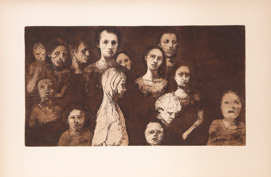 Women and Children (1) Etching | Unknown Artist,{{product.type}}