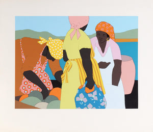Women by the Water Lithograph | Robert Lider,{{product.type}}