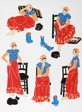 Women in Interior No. 4 Screenprint | Estelle Ginsburg,{{product.type}}