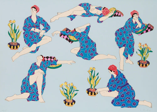 Women in Interior No. 7 Screenprint | Estelle Ginsburg,{{product.type}}