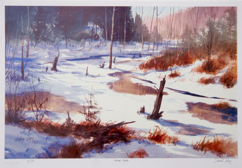 Wood Lake Lithograph | John Joy,{{product.type}}