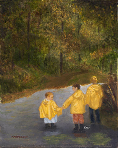 Woodland Slickers Oil | Maryeileen Perri,{{product.type}}