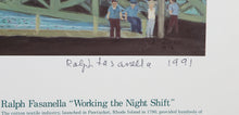 Working the Night Shift for America's Labor Heritage Poster | Ralph Fasanella,{{product.type}}