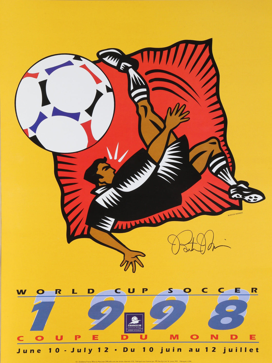 World Cup Poster | Burton Morris,{{product.type}}