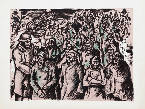 World War II Lithograph | Unknown Artist,{{product.type}}