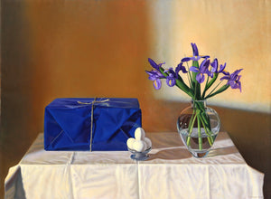 Wrapped Package and Irises Oil | Gustavo Schmidt,{{product.type}}