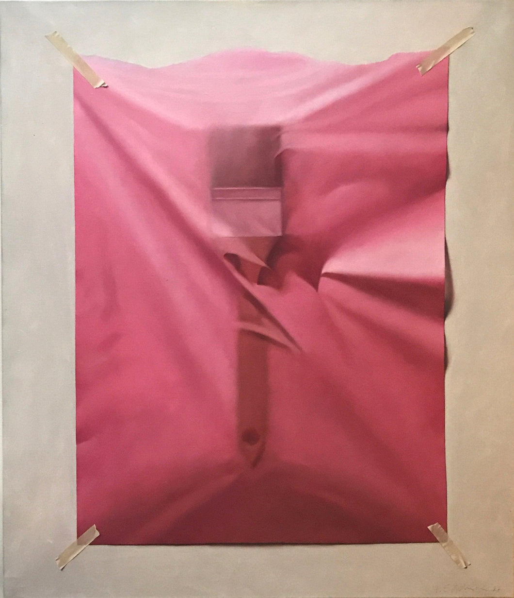 Wrapped Paintbrush in Pink Oil | Yrjö Edelmann,{{product.type}}