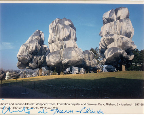 Wrapped Trees, Fondation Beyeler and Berower Park, Switzerland Color | Christo and Jeanne-Claude,{{product.type}}