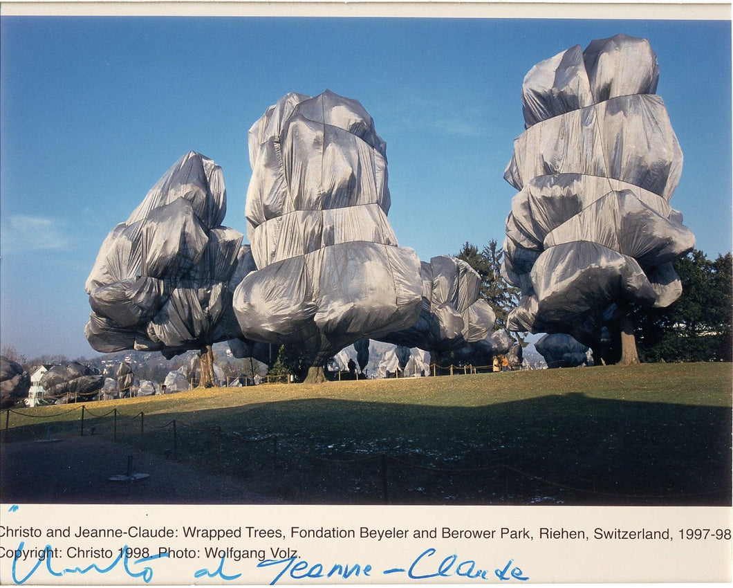 Wrapped Trees, Fondation Beyeler and Berower Park, Switzerland Color | Christo and Jeanne-Claude,{{product.type}}