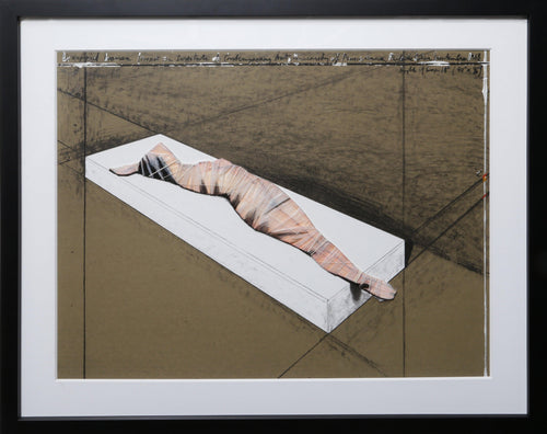 Wrapped Woman for the Institute of Contemporary Art.  University of Pennsylvania 1968 Mixed Media | Christo and Jeanne-Claude,{{product.type}}