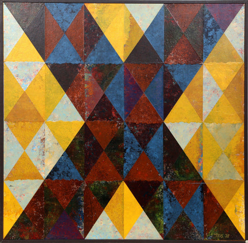 X on Yellow Acrylic | Dan Teis,{{product.type}}