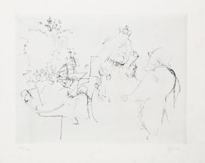 XX from Dreigroschenfilm Etching | Jack Levine,{{product.type}}