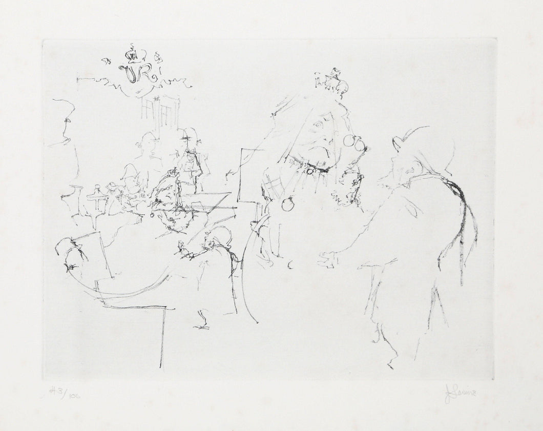 XX from Dreigroschenfilm Etching | Jack Levine,{{product.type}}