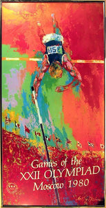 XXI Olympiad Moscow - 1980 (Pole Vault) Poster | LeRoy Neiman,{{product.type}}
