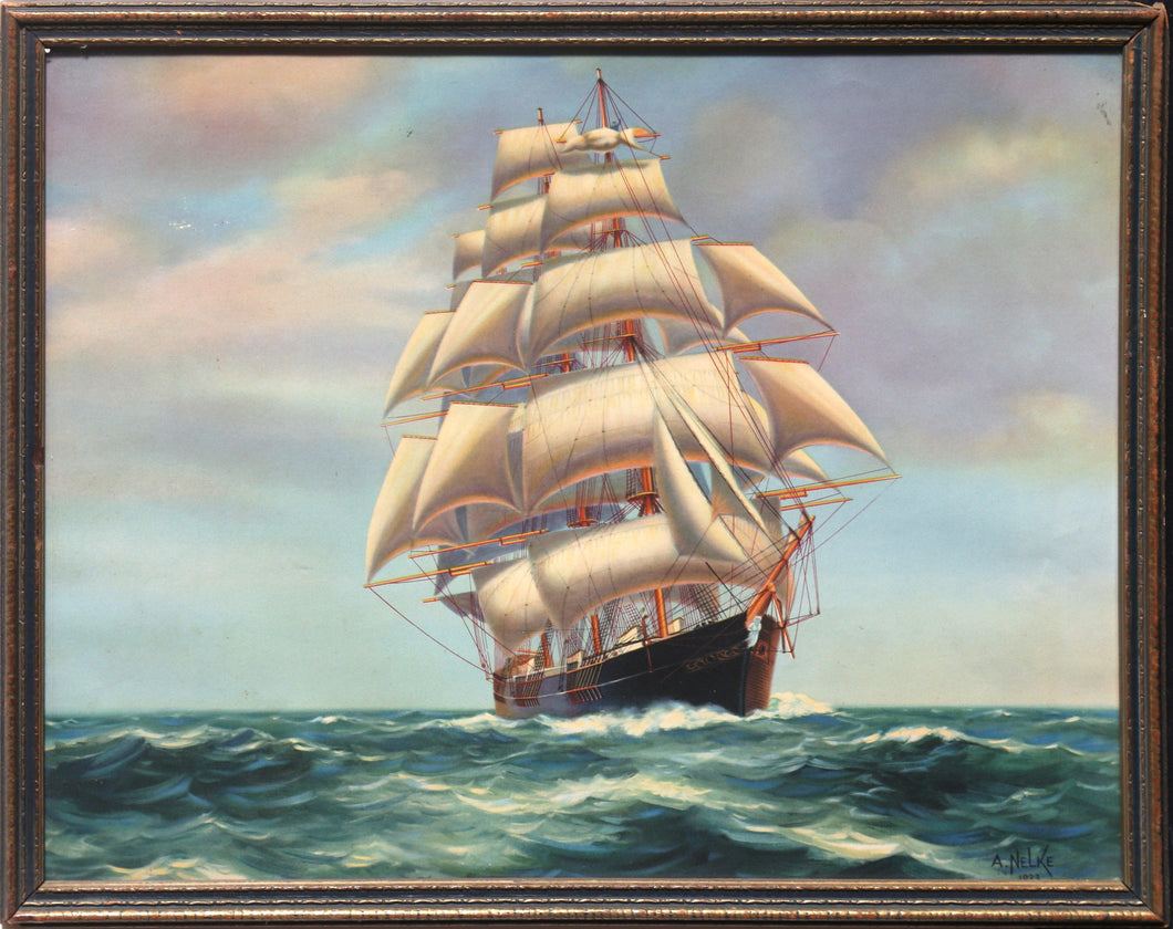 Yankee Clipper Ship Poster | Sergei Alexander Nelke,{{product.type}}