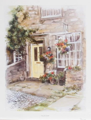 Yellow Door Poster | Lindsay A. Logue,{{product.type}}