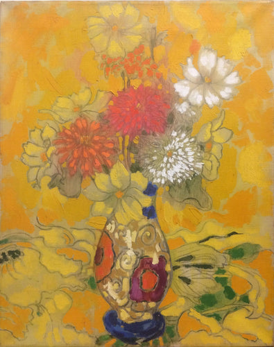 Yellow Floral Bouquet Oil | Ramon Santiago,{{product.type}}