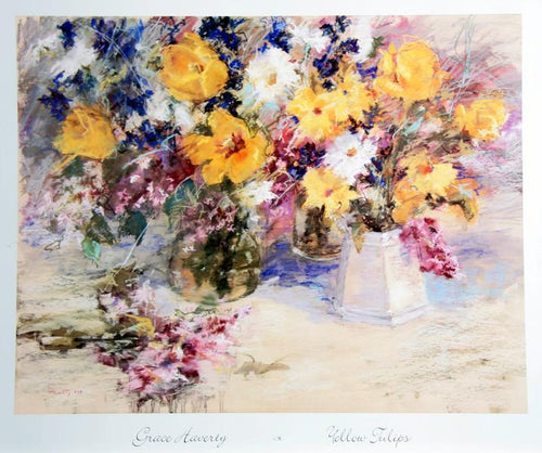 Yellow Tulips Poster | Grace Haverty,{{product.type}}