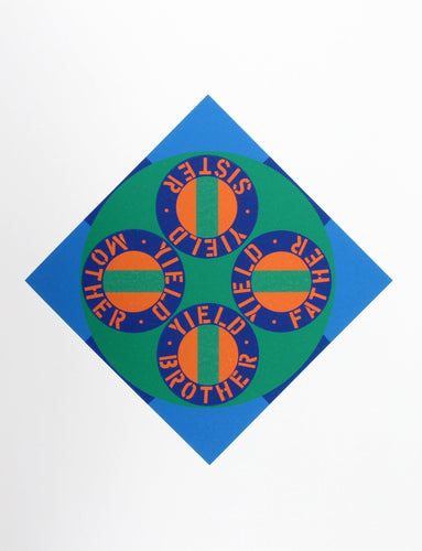 Yield Brother #2 from the American Dream Portfolio Screenprint | Robert Indiana,{{product.type}}