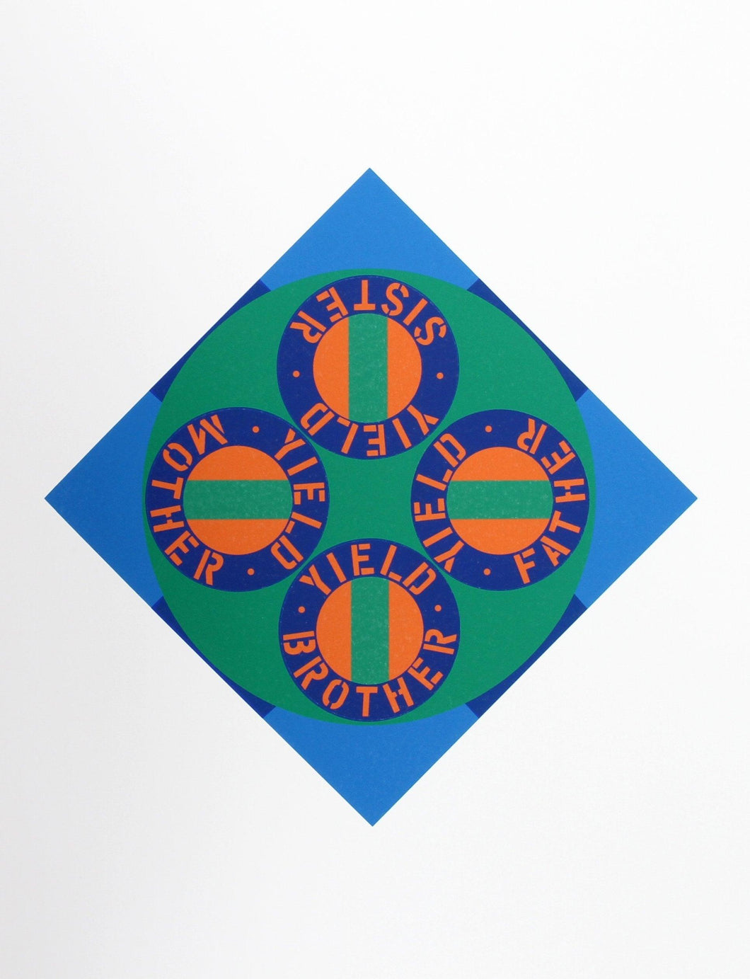 Yield Brother #2 from the American Dream Portfolio Screenprint | Robert Indiana,{{product.type}}