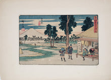 Yoshiwara, No. 15 from Fifty-Three Stations of the Tokaido Series Woodcut | Ando Hiroshige,{{product.type}}