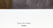 Young Girl Seated Poster | Pablo Picasso,{{product.type}}