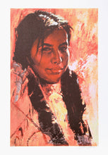 Young Girl with Otter Tail Braids Lithograph | Shannon Stirnweis,{{product.type}}