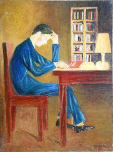 Young Man Reflecting Oil | Joseph G. Perri,{{product.type}}