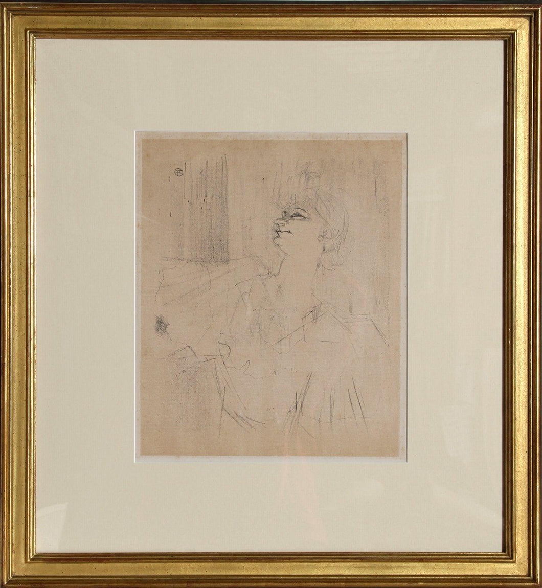 Yvette Guilbert - Menilmontant Lithograph | Henri de Toulouse-Lautrec,{{product.type}}