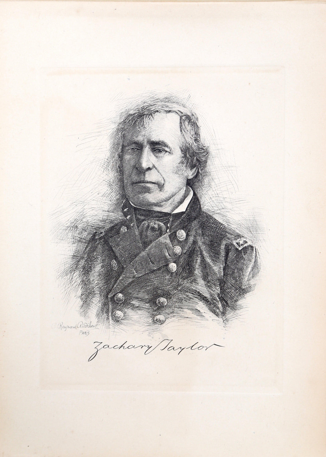 Zachary Taylor from The Presidents of the United States Etching | P. Raymond Audibert,{{product.type}}