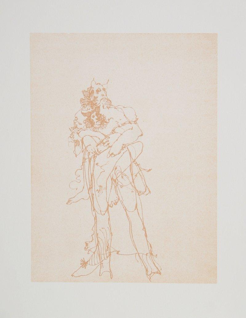 Zeus Lithograph | Ramon Santiago,{{product.type}}