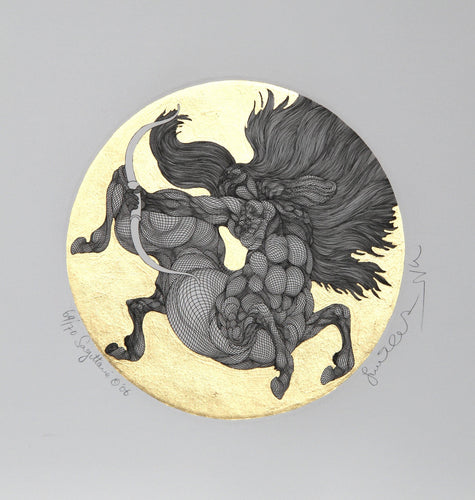 Zodiacs : Sagittarius Etching | Guillaume Azoulay,{{product.type}}