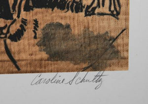 Zoo Composition Lithograph | Caroline Schultz,{{product.type}}